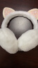 幽米保暖耳套耳罩男女冬季仿兔毛耳捂子耳包可爱防寒防冻卡通儿童学生 白色 实拍图