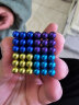 乐缔巴克球磁力球儿童创意解压玩具磁铁珠男女孩生日礼物 镍银色216颗 实拍图