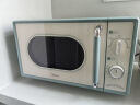 美的（Midea）美的小滋味多功能微波炉变频家用复古风格微波炉复古旋钮薄荷曼波风 一级能效平板变频低频M1G1 奶霜绿M1G1 实拍图