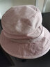 川玖田一 中老年帽子女 夏天防晒帽 春秋薄款老人奶奶透气凉帽 妈妈遮阳帽 豆沙色 可调节(配防风带) 实拍图