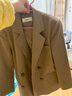 betu百图女装休闲小西装女款通勤西服外套JD2101T29 咖色 S 实拍图