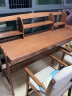 奈高双人实木书桌家用办公学习桌新中式书桌椅子组合一体书柜桌1.6米 晒单实拍图