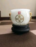 晓苑 聚宝盆摆件 工艺品琉璃 办公室桌摆件家居客厅电视柜背景墙玄关酒柜装饰品 开业礼物送客户成功人士 小号金玉满堂 实拍图