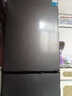新飞（frestec）183升双门冷冻速度快小冰箱迷你经济实用节能环保低噪小型两门冰箱 183升两门冰箱深灰色（BCD-183KT） 实拍图