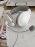 声籁 A566  听说考试录音耳机 网课学英语有线电脑头戴式耳机 手机iPad学生学习笔记本电脑耳麦带话筒 白--单插头版-笔记本/手机/ iPad 实拍图
