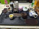 韵动 乌金石茶盘整块天然办公室简约功夫茶具套装轻奢家用茶台茶盘 70*40cm单茶盘 实拍图