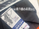 舻白免烫宽松版高档衬衫男士长袖休闲工装衬衣春秋新款上衣外套男装潮 两件装【灰绿+黑色】 L 【110-130斤】 实拍图