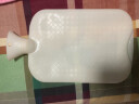 泊斯尔3升加大PVC注水热水袋 超大安全防爆暖被窝暖脚暖床宝特大暖水袋 粉红色(注水款不能充电) 实拍图