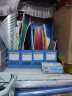 浩立信（LISON）四联文件框  蓝色 办公桌面用品塑料文件框 文件夹收纳盒资料架 实拍图