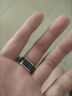 流行时尚创意感温戒指韩版学生个性潮人创意温度嘻哈指环钛钢时尚单身尾戒饰品无需充电 体温检测【银】无需充电 9号直径18.9一周长59.5MM 实拍图