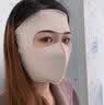 BOOZIER防晒口罩脸基尼玻尿酸防晒面罩夏季骑行遮阳冰丝夏季26新款口罩 杏色 【玻尿酸保湿润肤】 实拍图