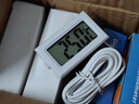 电子测温度计 室温浴缸水温冰箱感应器数字显示温度表带防水探头 5米线长 黑色温度表 实拍图