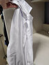 型彬白大褂长袖护士服医生大码加肥男女学生化学实验服加厚纯棉白大衣 纯棉袖口纽扣款 3XL 185xxxl 实拍图