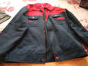格兰杰工作服男女同款厂服春秋长袖劳保服汽修物业建筑服装工装定制 上红色下藏蓝 165/M上衣 实拍图