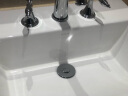 舒耐特洗手盆漏水塞子弹跳过滤网按压式面盆防堵下水器防臭脸盆通用配件 小口径全铜款2个装 实拍图