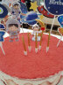 青苇 生日蛋糕插牌生日场景布置宇航员火箭飞船生日装饰男孩款含蜡烛 实拍图