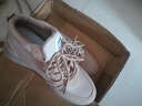 德尔加多秋冬款隐形内增高男鞋皮面网面8CM6公分透气高帮休闲板鞋潮鞋韩版 R612黑色(6厘米增高) 39 实拍图