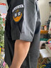 艾買保安服套装保安作训服夏装男夏季黑色保安制服执勤安检服保安服装 特短袖套装(只含标志) 165 实拍图