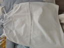 嫚熙（EMXEE）哺乳背心月子服纯棉孕妇喂奶巾防走光春秋孕妇吊带内衣女 【白色-无罩杯】纯棉款 M 实拍图