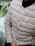 雪中飞轻薄羽绒内胆女式2024年新款秋冬季专柜薄款羽绒服女外套 粉色【新国标90绒】 M (160) 【建议95-105斤】 实拍图