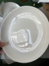 泰鑫兴  6只装 8英寸20.3厘米釉下彩陶瓷家用白瓷盘餐盘深盘汤盘菜盘 晒单实拍图