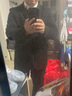 罗蒙（ROMON）西服男士春秋季毛呢西装男商务休闲上衣服外套男装 黑色加棉 3XL 实拍图
