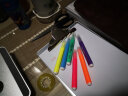 得力(deli)48色水溶性彩铅原木六角杆彩色铅笔 涂色填色画笔手绘画画儿童套装生日礼物7071-48非自动活动铅笔 实拍图