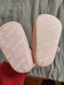 小猪球球 婴儿秋冬步前鞋女童鞋软底防滑女公主布鞋宝宝学步鞋3-6-12个月 粉红色 12 (适合6-12个月) 实拍图