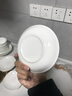 瓷秀源 纯白骨瓷盘子陶瓷碟子菜盘饭盘牛排盘西餐盘简约瓷器可定制 5.5英寸方汤2个 直径 13.8cm 实拍图