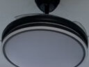 志高（CHIGO）【认准48寸】隐形电风扇灯餐厅客厅卧室带灯吊扇广东中山led灯 顶配)甄黑48寸/变频6档遥控-语音高显款 实拍图
