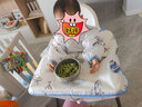 贝肽斯一体式餐椅罩衣冬季宝宝吃饭围兜防水儿童辅食防脏饭兜进食围裙 太空旅行【下摆可拆】 均码 [建议4个月-6岁]一衣三用 实拍图