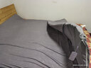 芭黎春 高密度海绵床垫1.8m学生宿舍单双人床垫子酒店海绵垫可折叠定制 【舒适海绵】深灰磨毛布套/5cm厚 150*200cm 实拍图