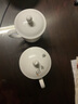 瑞玖（RUIJIU） 实用茶杯带盖水杯骨质瓷陶瓷杯会议杯男女办公杯子 荷花 1个 350ml 实拍图