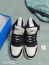 回力男鞋高帮鞋秋季新款情侣篮球鞋百搭运动小白鞋子休闲板鞋男大码 黑白熊猫 39 实拍图