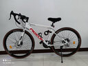飛鸽（FG FLYING PIGEON）公路自行车700C跑车成人男女青少年大中小学生车竞速骑行单车 超越铝架-公路把-纳多灰 30速蓝图变速 实拍图