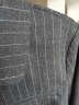 ROEYSHOUSE 罗衣职业知性套装女冬装新款上衣半身裙修身毛呢条纹套装01167 黑条纹（上装） L 晒单实拍图