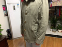 老爷车中老年纯棉男士夹克男外套爸爸装春秋季男装休闲上衣服 29248灰绿色 XL (180) 建议135-150斤 实拍图