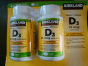 科克兰（KirkLand）维生素D3维他命D骨骼健康促进钙吸收1000IU成人360粒进口27年 维生素D3两瓶1000IU（360粒*2 ) 实拍图