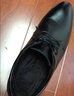波图蕾斯轻便男士系带商务休闲皮鞋保暖正装棉鞋男 6003 黑色(加绒) 43 实拍图