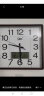 康巴丝（Compas） 挂钟 客厅家用大气方形石英钟办公日历时钟表挂墙卧室壁挂钟表 3112Y日历橡木（32*32cm） 实拍图