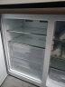 尊贵（ZUNGUI）风冷无霜变频横卧式冰箱家用小型双门对开橱柜嵌入式矮式电冰箱 BCD-219W 棕色变频 晒单实拍图