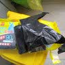 利得垃圾袋 背心式手提工业办公垃圾袋 50cm*60cm黑色加厚中大号垃圾袋90只 实拍图