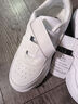 百丽童鞋儿童板鞋小白鞋男女童透气运动鞋春秋校园休闲鞋 白色36码 实拍图