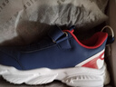 ABC KIDS童鞋男童鞋子2025秋季新款儿童运动鞋网面儿童跑鞋时尚潮流女童鞋 革面深蓝红 37 实拍图