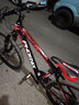 凤凰（Phoenix） 山地自行车成年人男士女士学生变速减震油刹线刹山地车自行车 黑红/铝合金车架/蓝图定位 26寸（身高160-180左右） 30速数字指拨/默认线碟可改油碟 实拍图