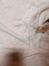 贝逸芙2023年冬季珊瑚绒睡衣女长袖可爱加厚保暖法兰绒公主风家居服套装 WD2813#方领花边绒(粉色) L 晒单实拍图