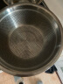 双枪304食品级不锈钢盆筛两件套厨房铁盆洗菜盆和面盆沥水篮 实拍图