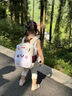 科巢幼儿园儿童书包男女孩入学宝宝新款恐龙轻便女童防走失背包 防丢绳【1-3岁布兰萌萌兔】 实拍图