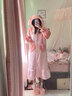 REJIP美乐蒂珊瑚绒睡衣女2024年款秋冬季大耳兔睡袍加厚长款浴袍睡裙天 美乐蒂睡袍 M【80-100斤】可穿 实拍图