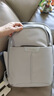 新秀丽（Samsonite）商务出差防泼水女包 双肩书包电脑包 时尚通勤 16/17寸大容量女士 浅灰色商务包【可放14英寸电脑】 实拍图